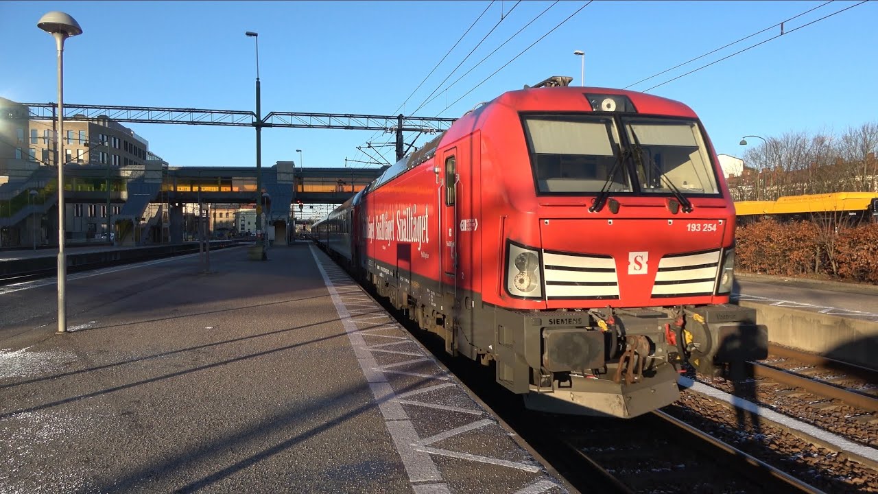 Tåg i Lund - Vinter 2021