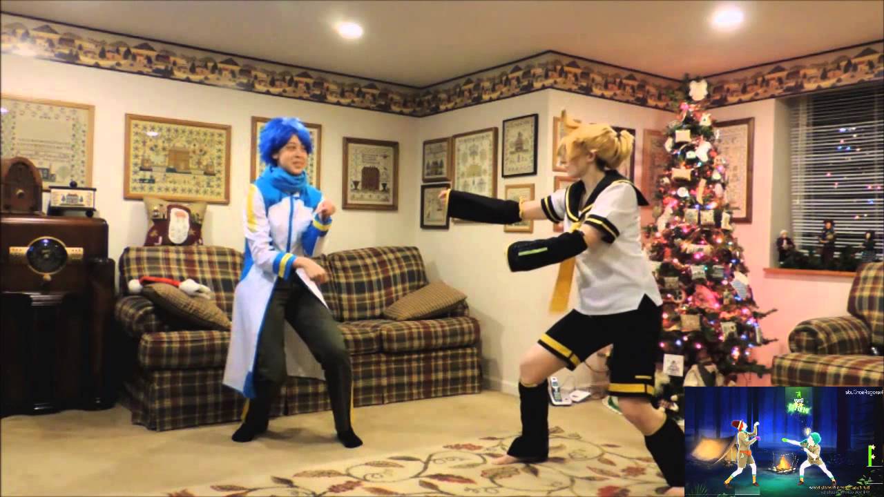 What Does the Fox Say (Campfire) | Kaito and Kagamine Len | Just Dance