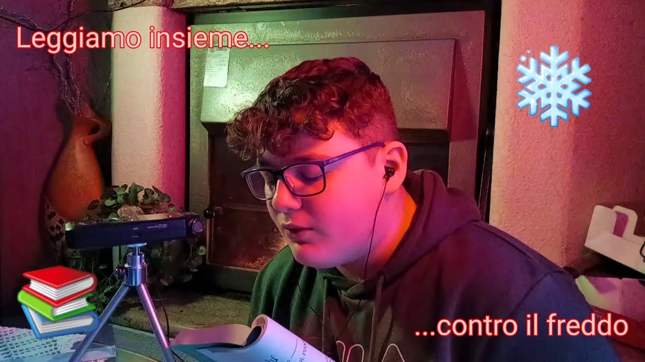 VIDEO CONTRO IL FREDDO❄️,LEGGIAMO📚INSIEME IN INAUDIBLE VICINO AL CAMINO🔥| ASMR ITA