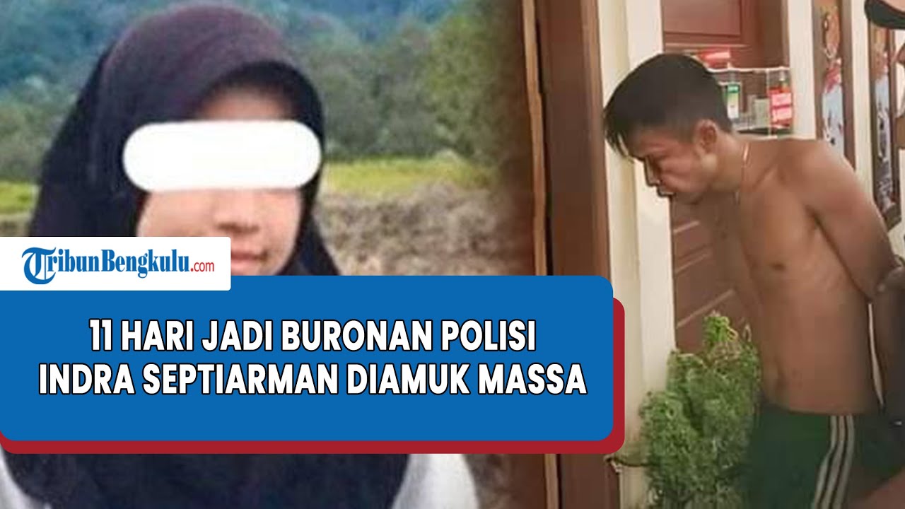 Tampang Indra Septiarman Pelaku Pembunuhan Gadis Penjual Gorengan di Pariaman Usai 11 Hari Buron