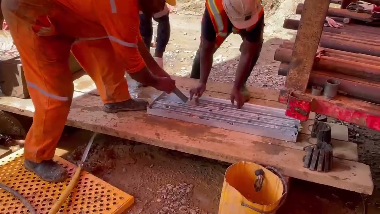 Drilling at Tuvatu in Fiji