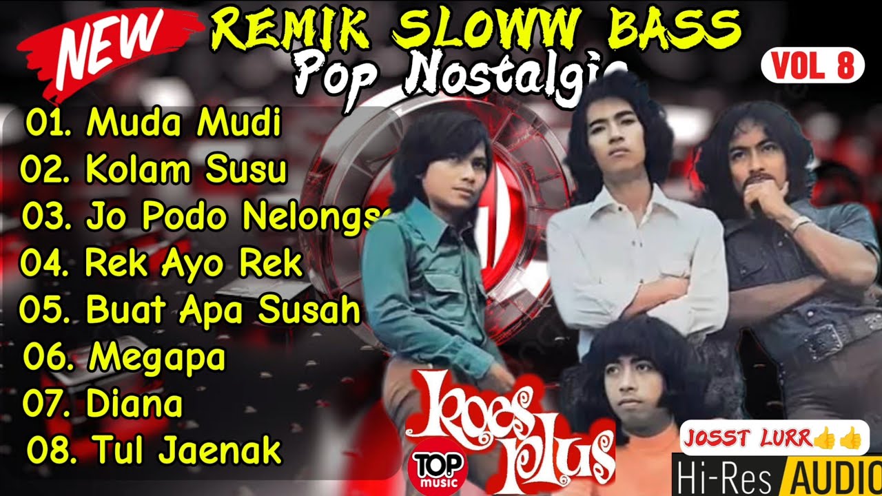 REMIK SLOW POP KENANGAN || ALBUM EMAS KOES PLUS || LAGU NOSTALGIA COCOK TUK TEMAN SANTAI @SYMUSIK85