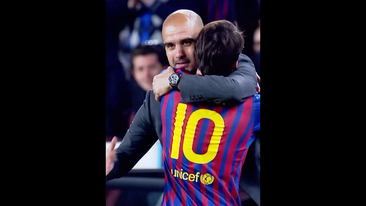 Messi & Guardiola 😍