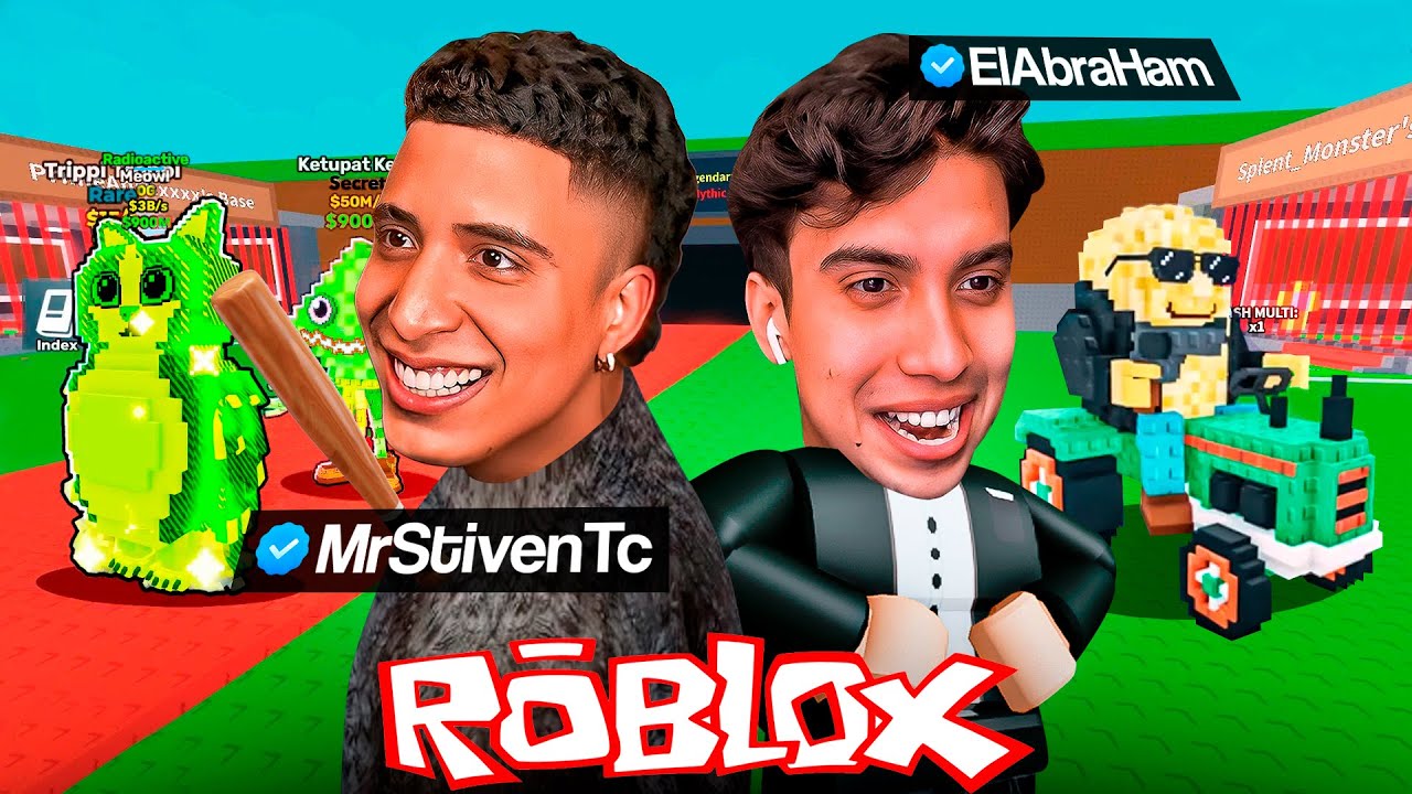 EL ABRAHAM 😱 ME PONE UN RETO EN STEAL A BRAINROT Y ESTO FUE LO QUE PASÓ!! 🤣🔥 | Roblox