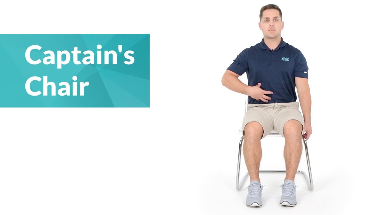 Seated Captain's Chair Exercise