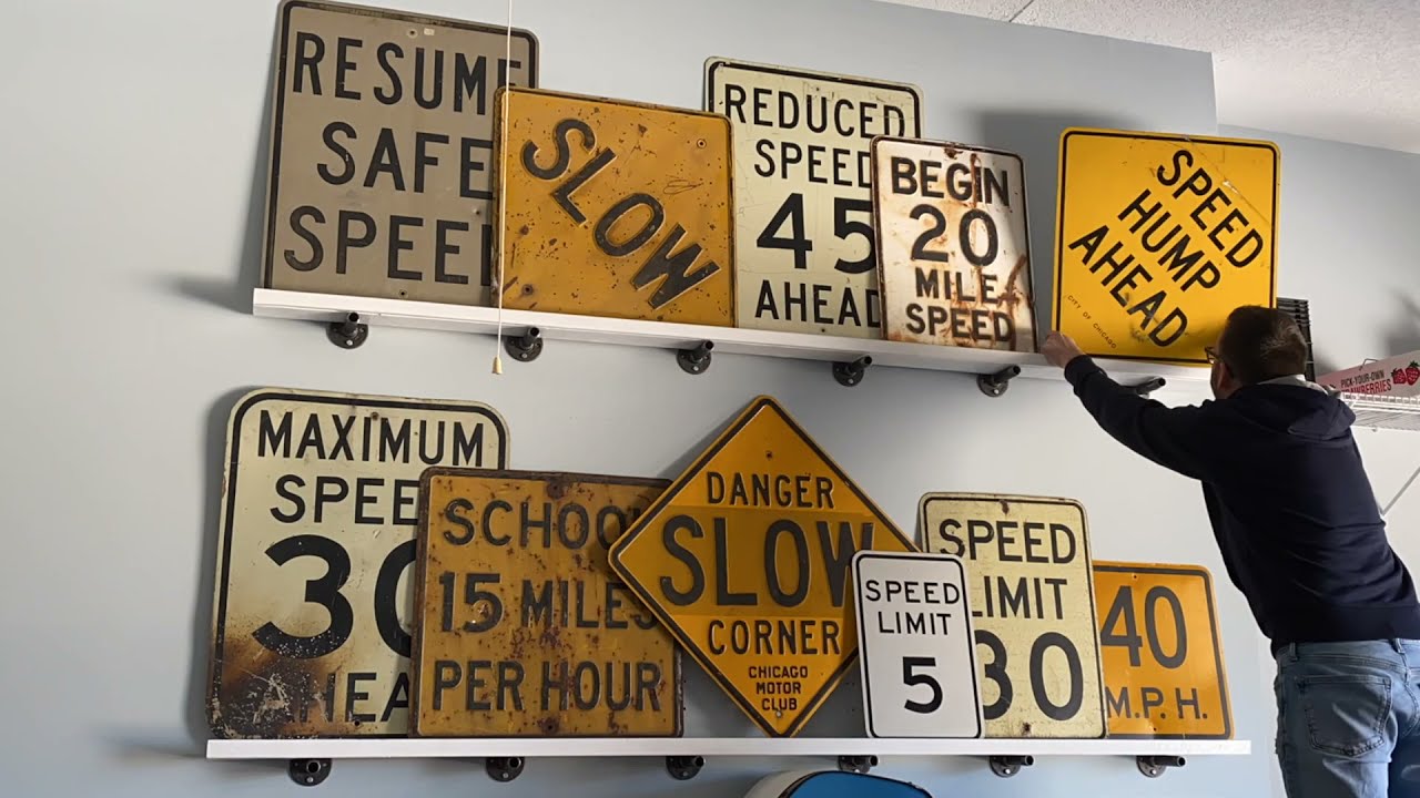 11 Speed Regulation Signs That Kept Roads Safe - Sign Language 002