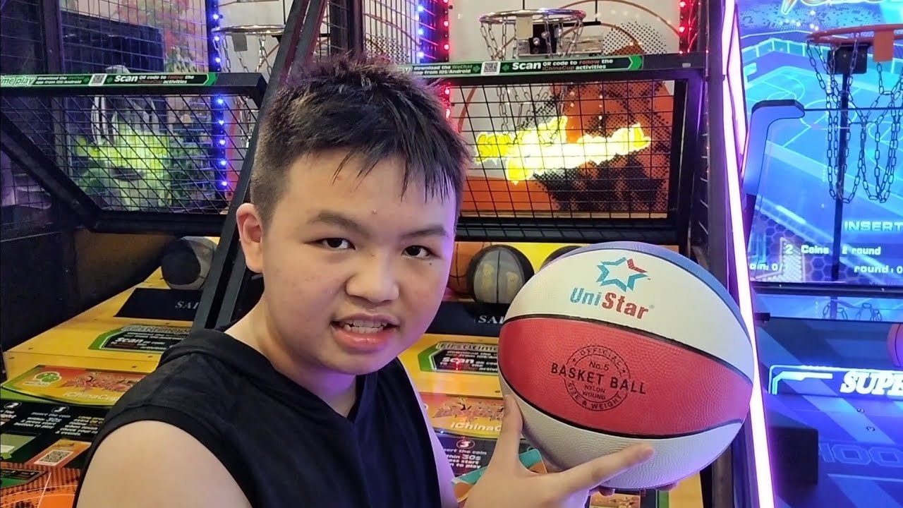 Street Basketball arcade double speed pitching HighScore with My new basketball size 5 At AMAZONE