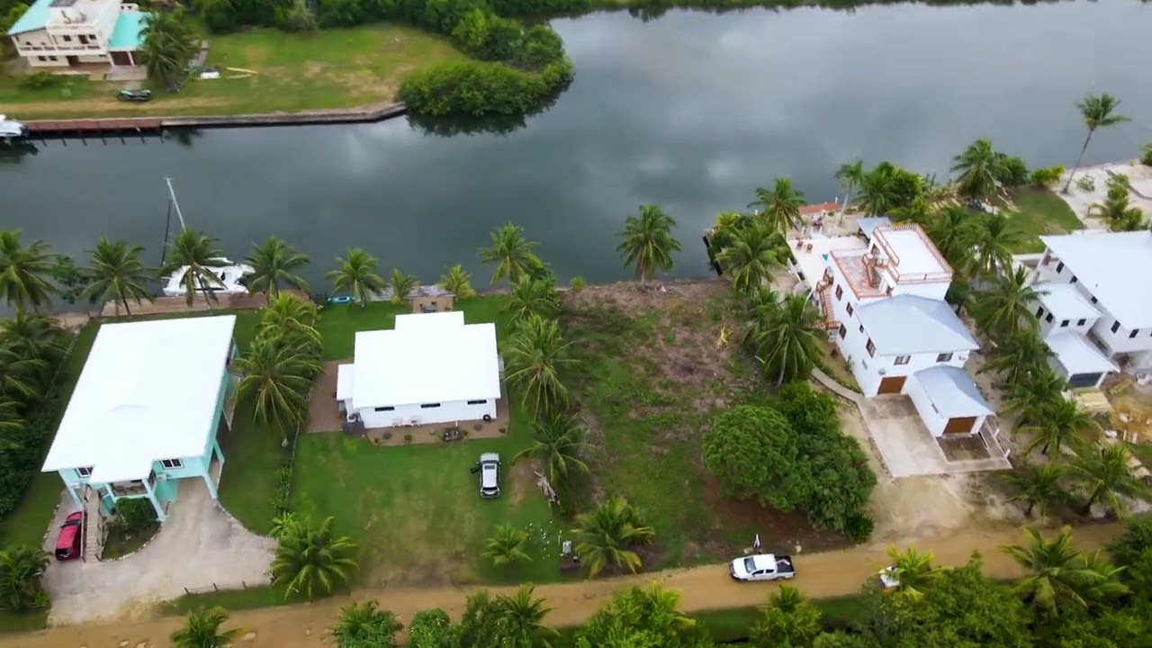 Waterfront lot available for sale in Wild Orchid, Placencia, Belize