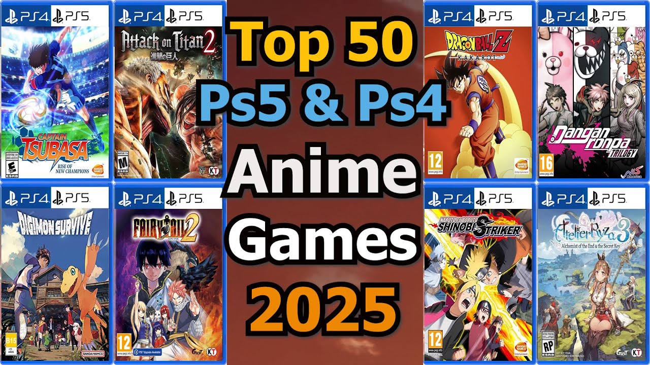 Топ-50 лучших аниме-игр для PS4 и PS5 всех времен | PlayStation 2025
