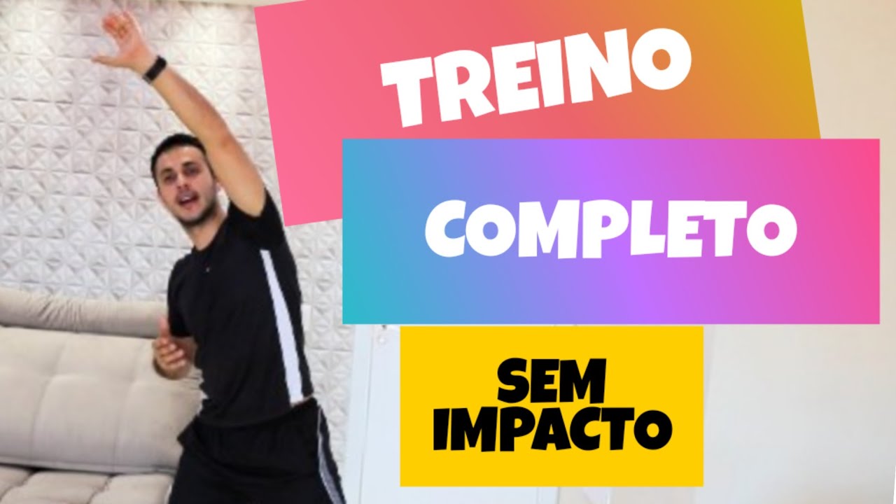 Treino peso do corpo SEM IMPACTO - Treino em casa