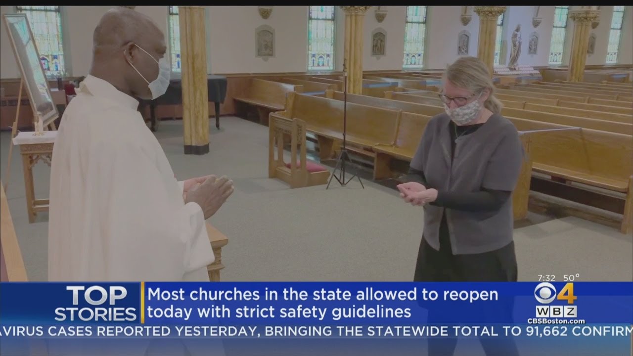 Massachusetts Churches Allowed To Hold In-Person Sunday Service For First Time Since March
