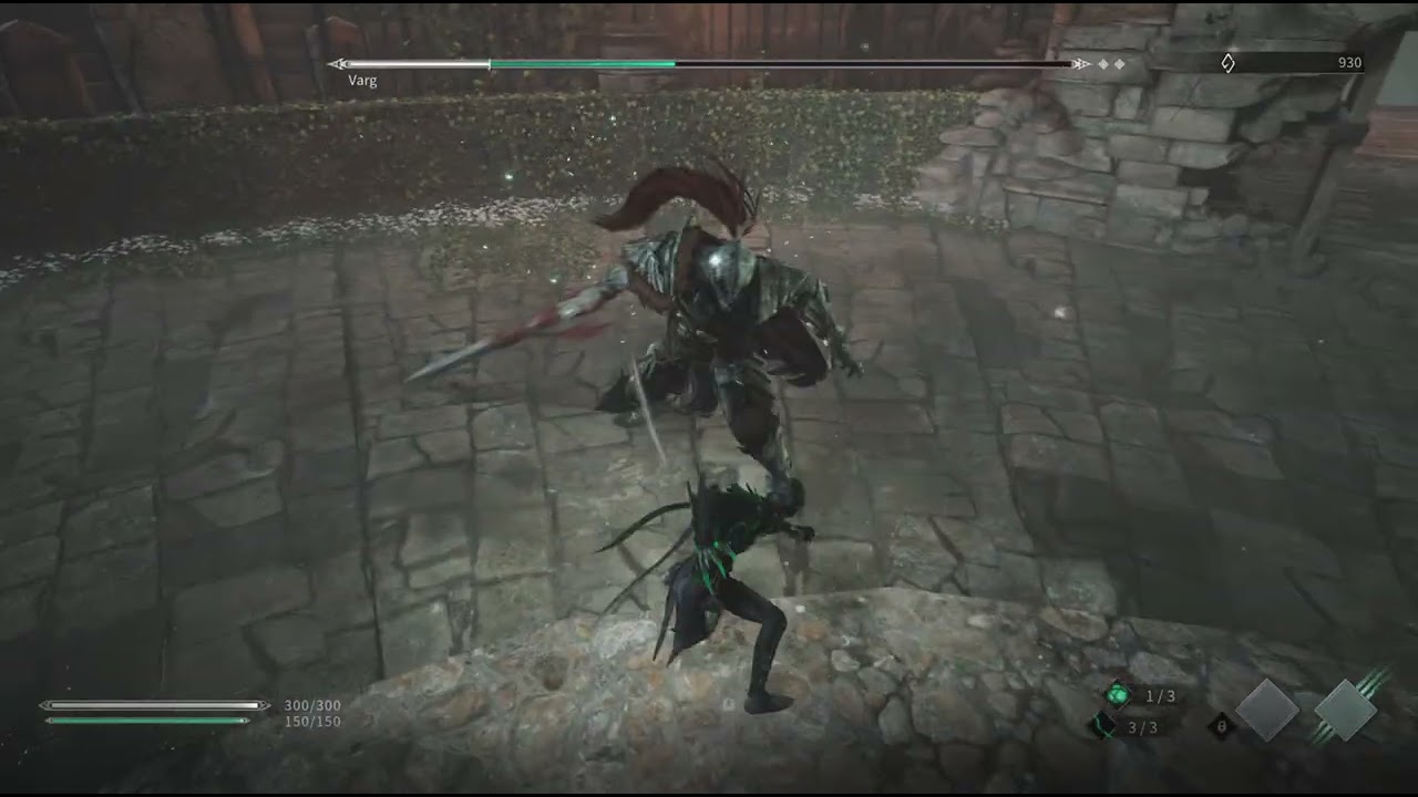 Thymesia: Defeating Varg at tutorial.