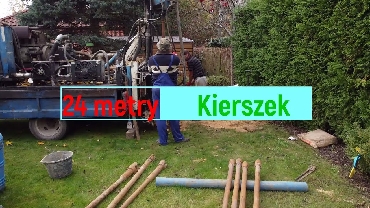 wiercenie studni głębinowej 24m