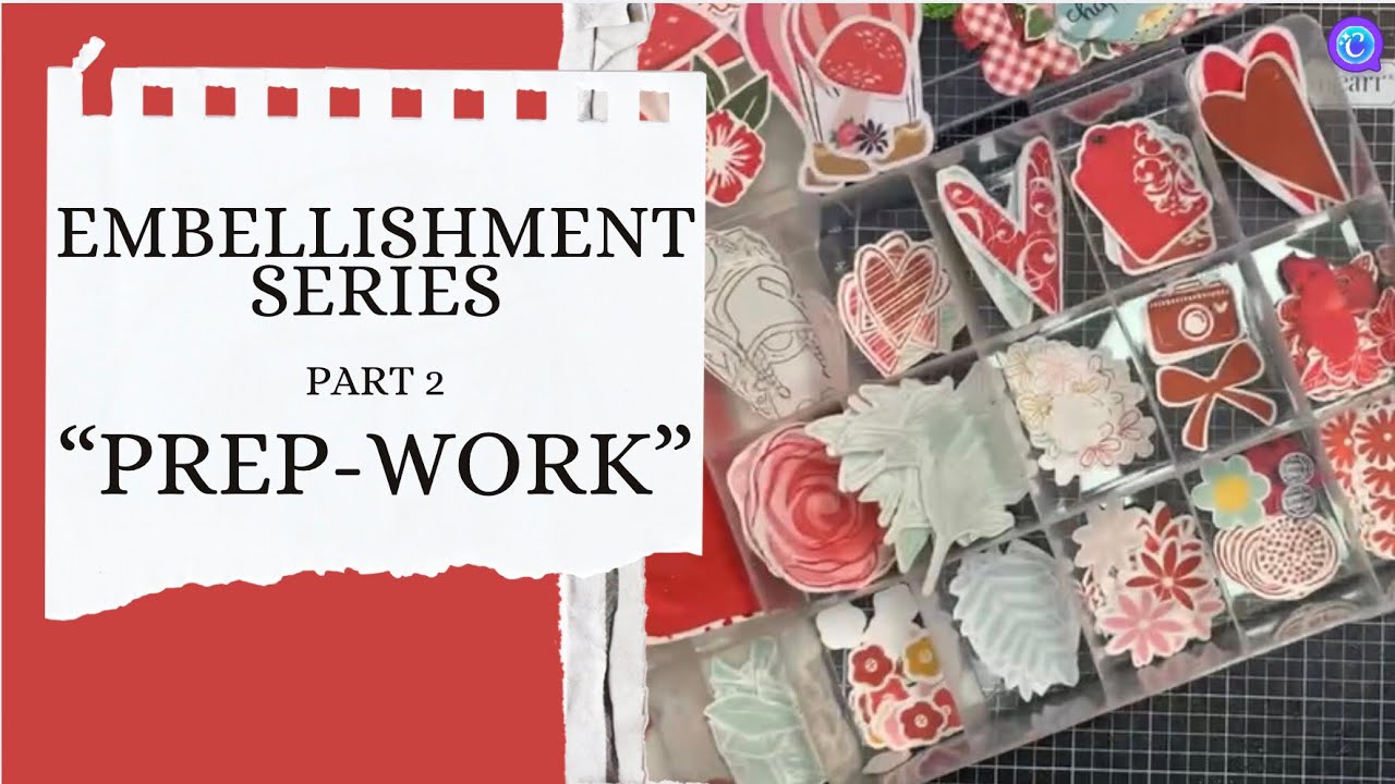 Part 2 Doing the prep-work for making embellishments . Use what you have, save money. ​