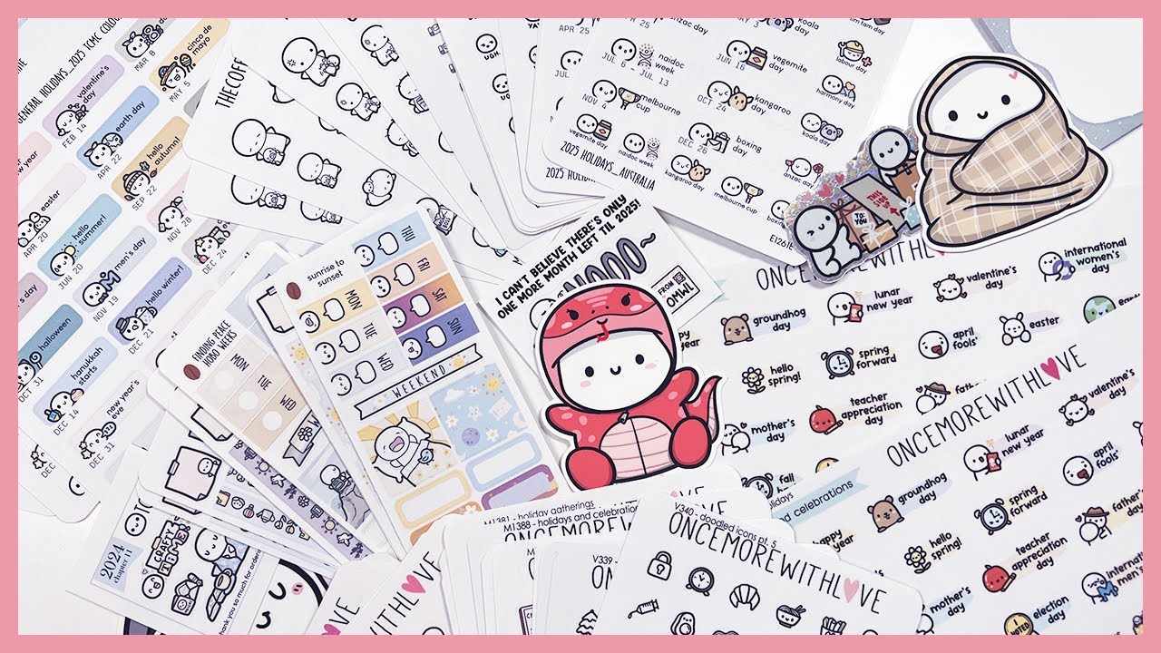 Old Fashion Sticker Haul Video! (ft TheCoffeeMonsterzCo & OnceMoreWithLove)