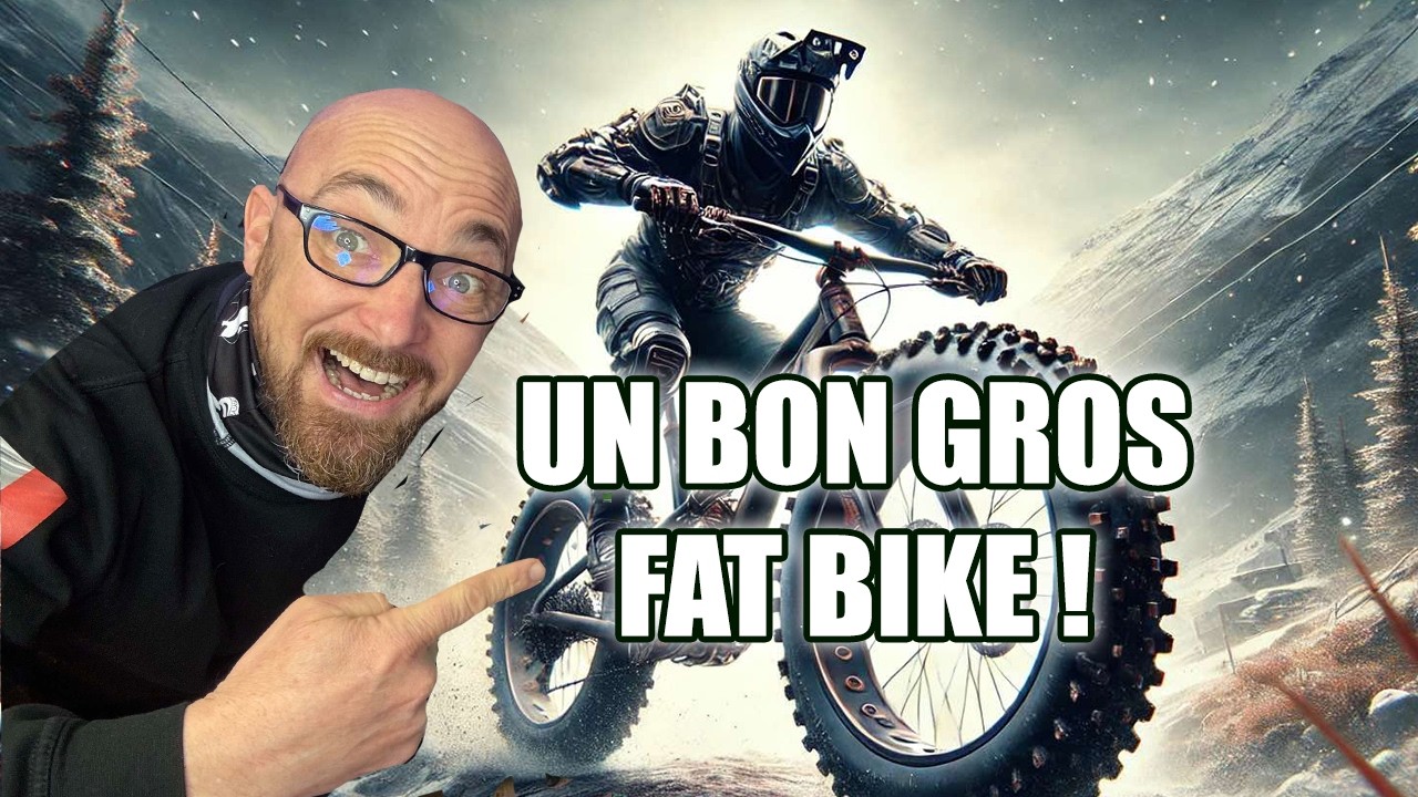 le vélo fat bike electrique qui fonce à 45 km/H ! Cyrusher ROVER