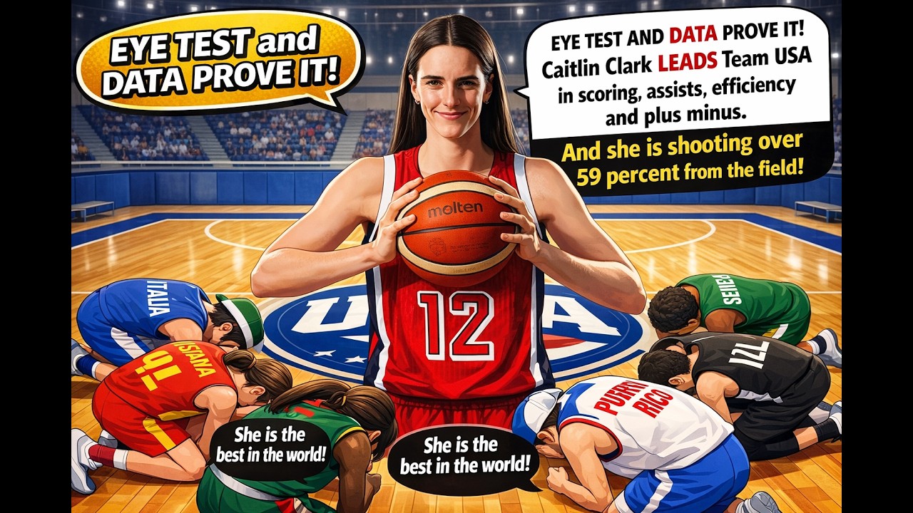 EVERYTHING From EYE TEST to DATA PROVES Caitlin Clark is the BEST in the WORLD | EYES and NUMBERS!