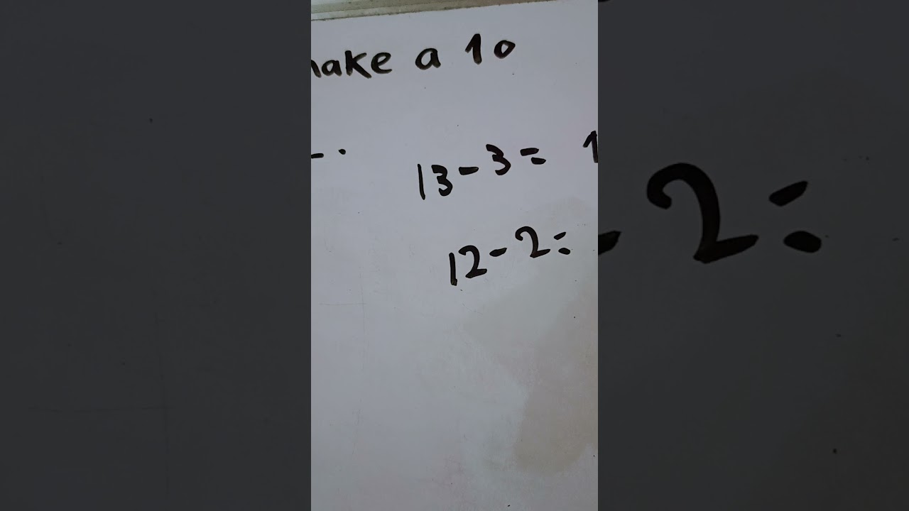 🔶 Subtract to make a 10