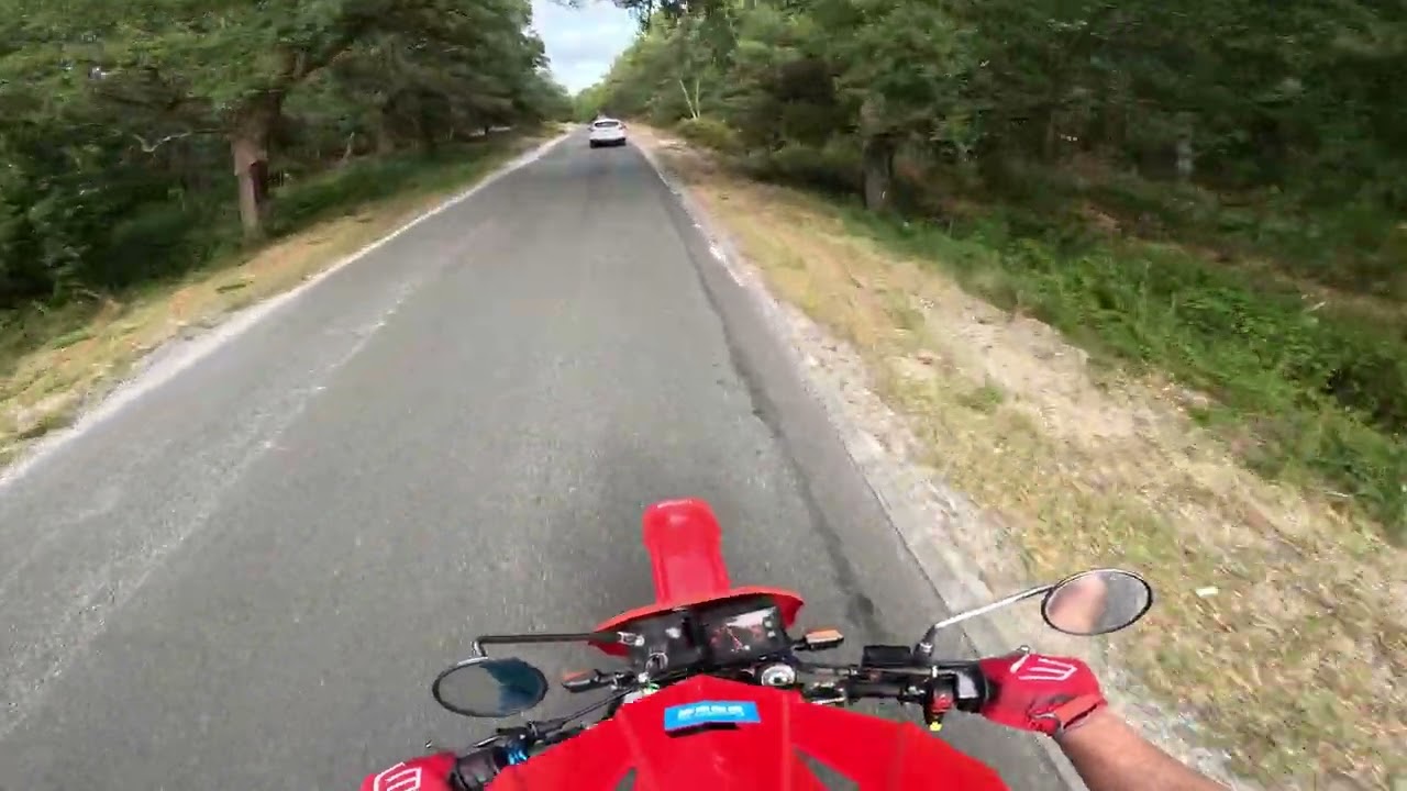 Essai swap Zongshen 250 cc sur Honda XL 125 R de 1986