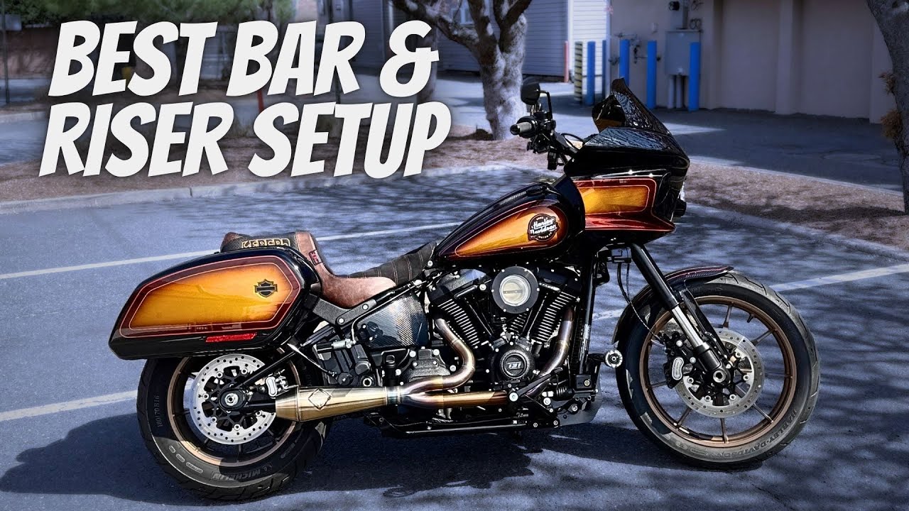 Best Handlebar & Riser Setup Low rider st review / Kraus 8”