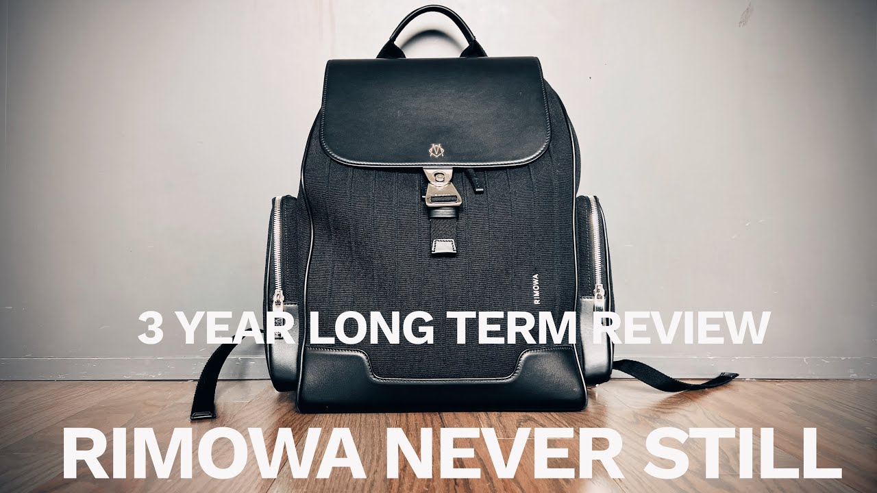 RIMOWA Never Still Canvas Flap Backpack Large 3 YEAR  long term review.