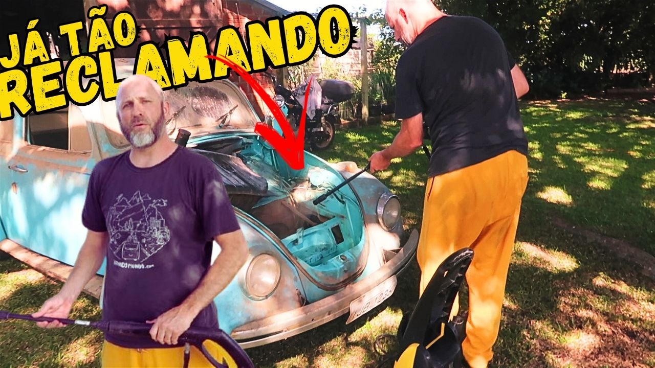 Olha o estado do FREIO DO FUSCA I 15 anos parado I - FV 14