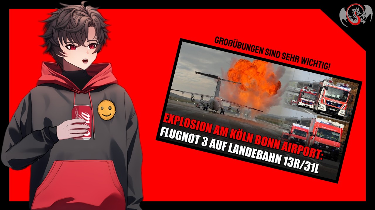 Übung ist wichtig, auch auf dem Flughafen Köln-Bonn - WupperVideo Reaction