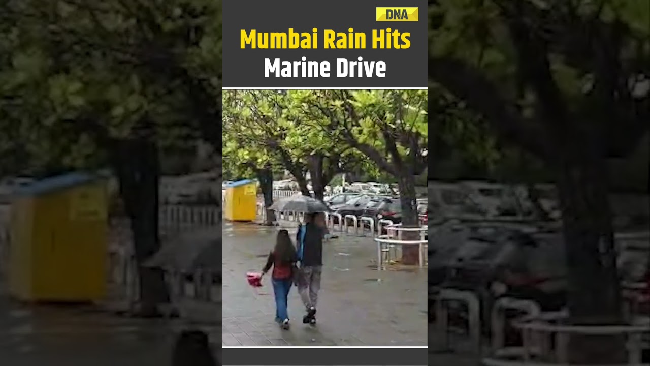Mumbai Rains: Mumbai Rain Lashes City As Marine Drive Sees High Tides And Cloudy Sky