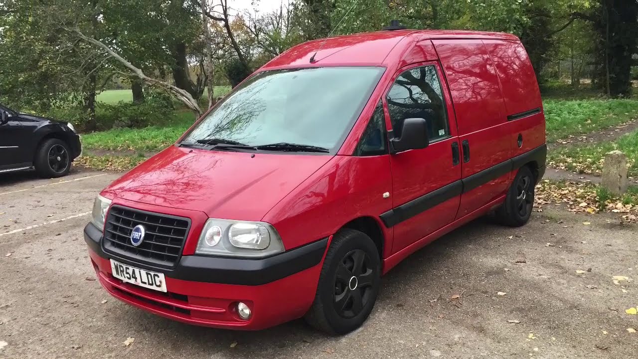 Small Campervan. Fiat Scudo.