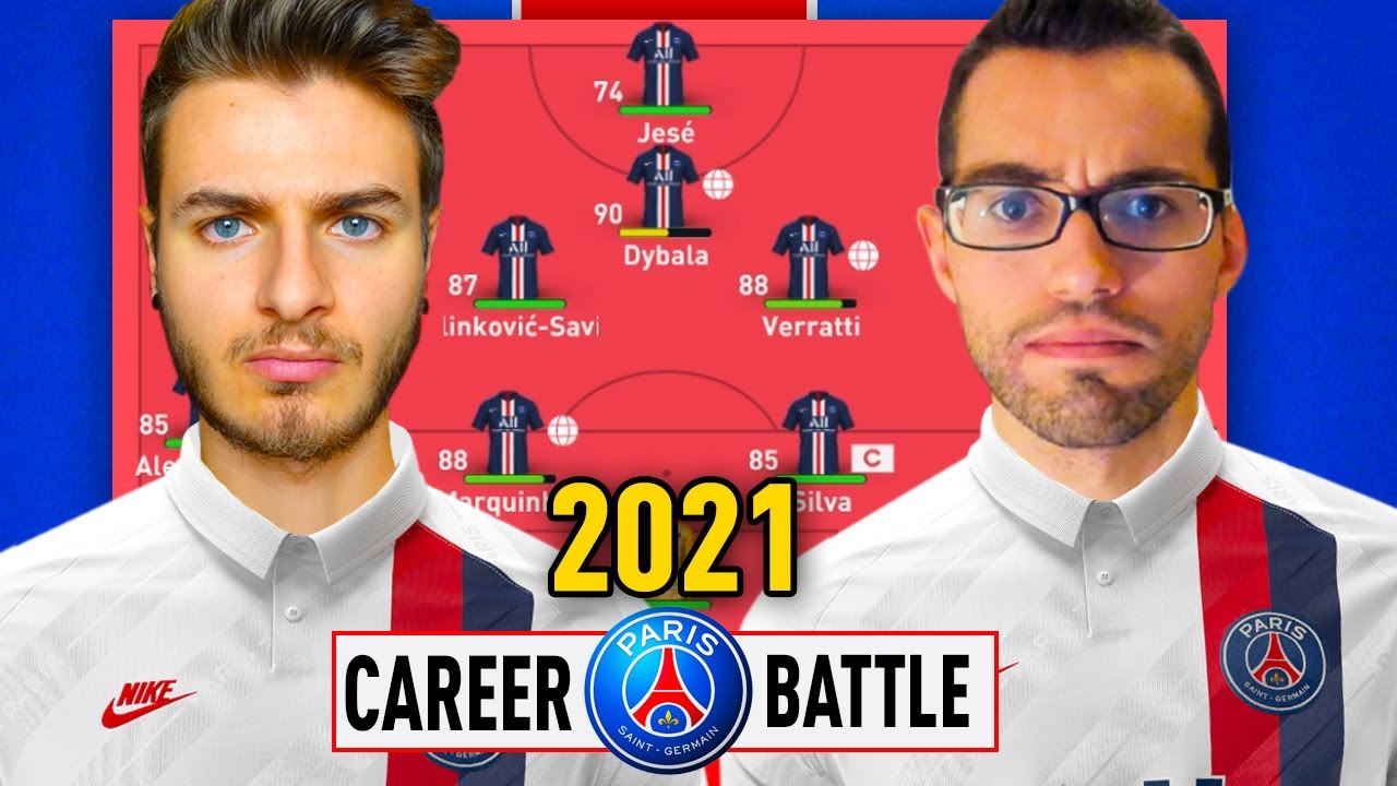 ⚔️1 VS 1 FULL CAREER BATTLE nel 2021!!! con PSG! ZW VS GIUSE360! FIFA20⚽️