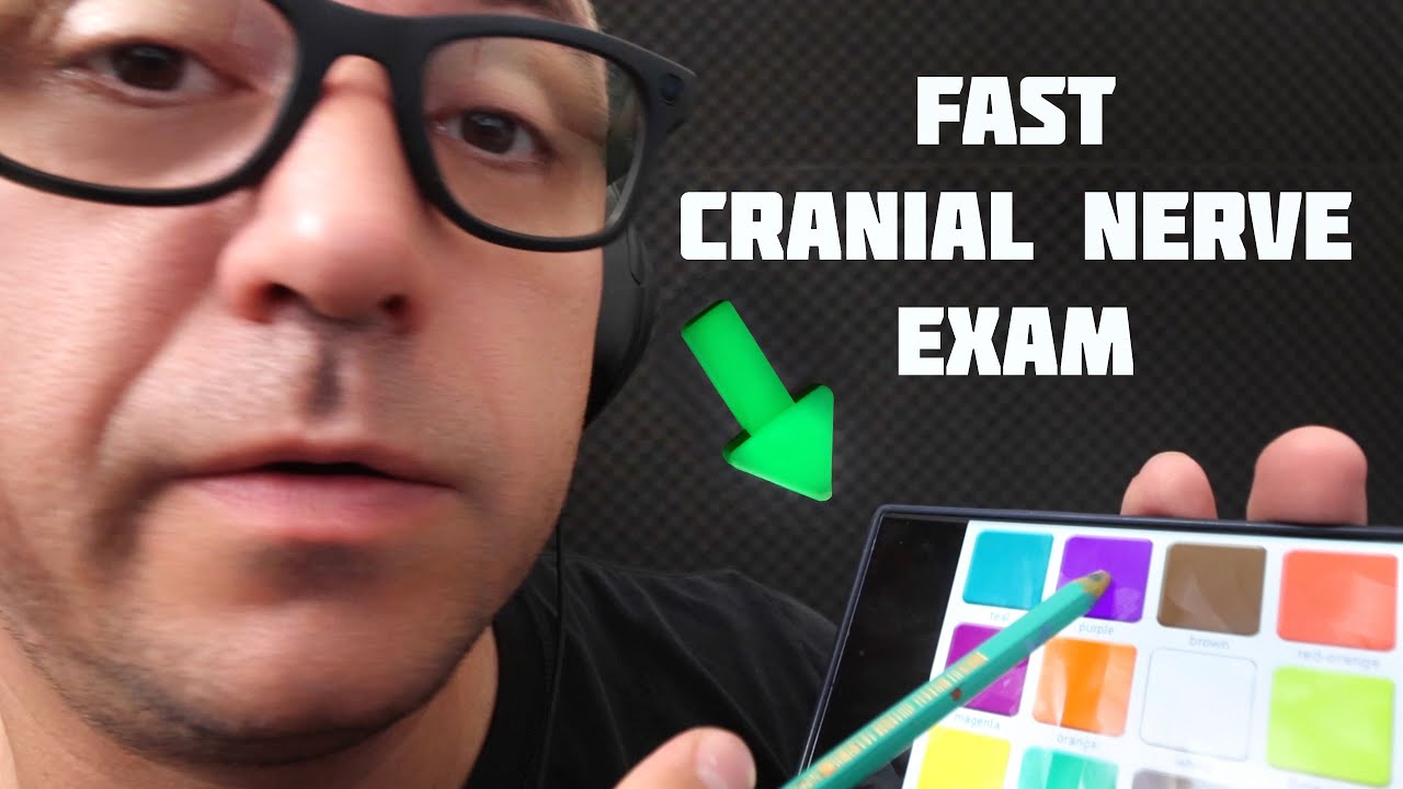 ASMR Fast Cranial Nerve Exam
