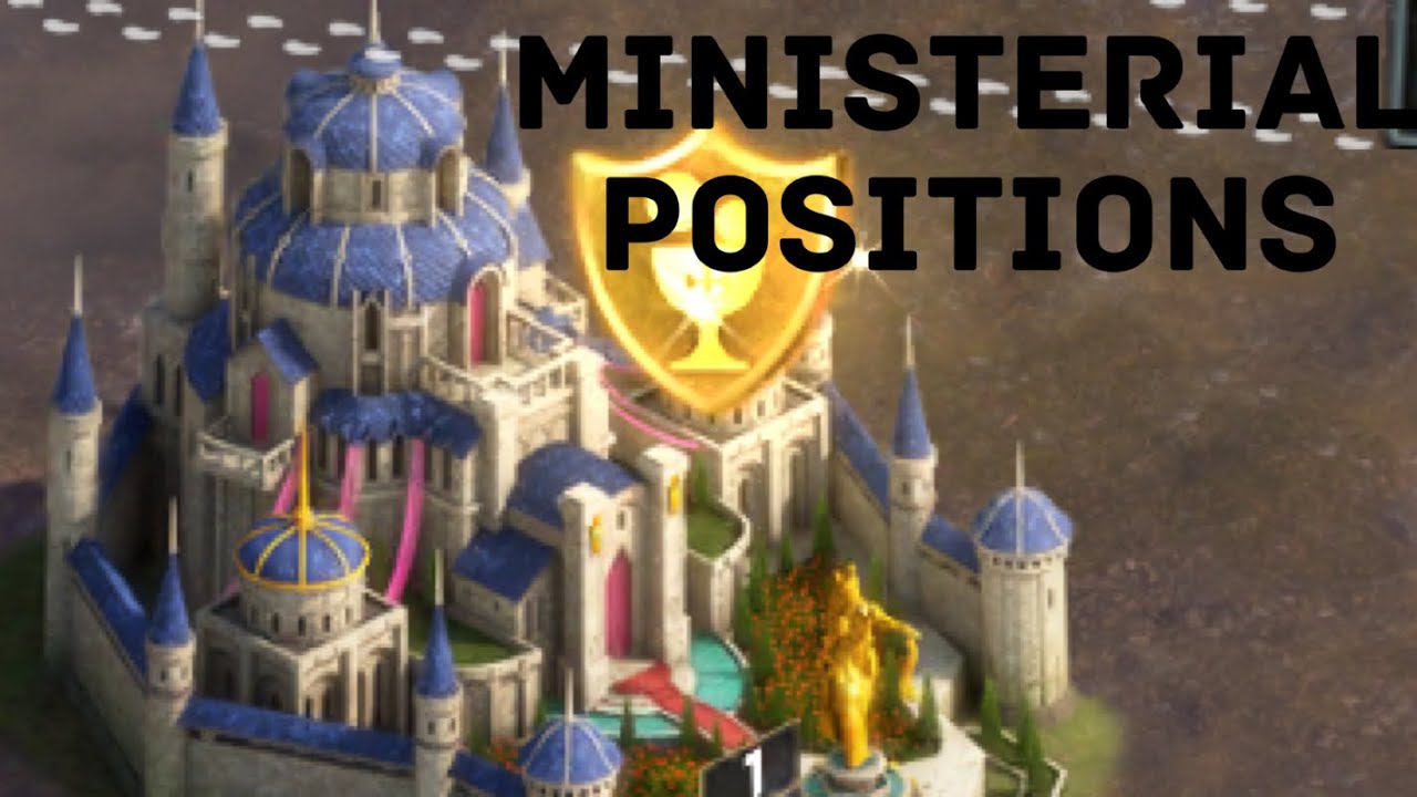 MINISTERIAL POSITIONS (National Quest) - Rise Of Empires Ice & Fire/Fire & War