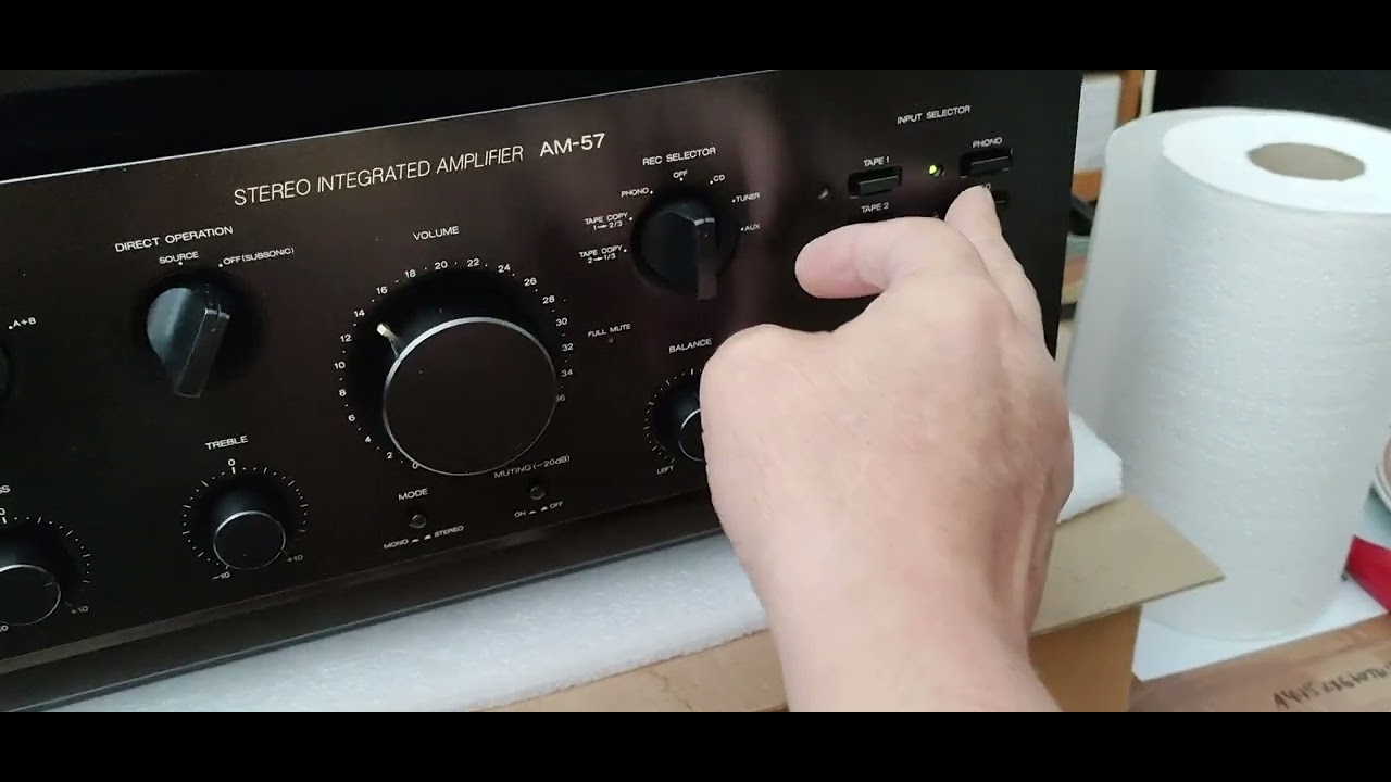 FISHER MT-6250 + AKAI AM-57 privat demo video