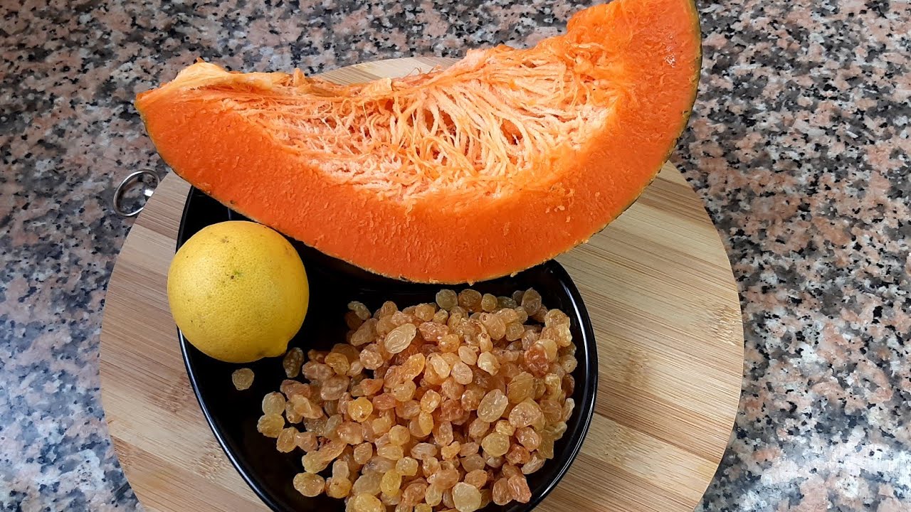 كونفتير الكرعة الحمراء والزبيب بطريقة سهلة