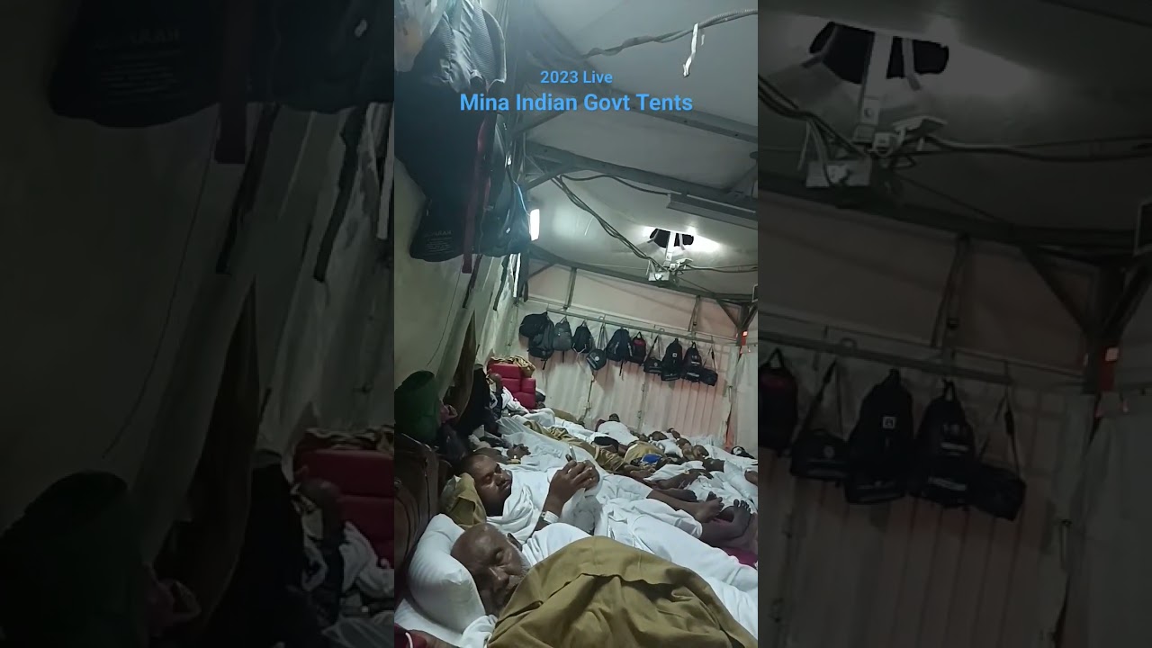 HAJ IND GOVT MEENA Tents⛺⛺⛺⛺..HAJ 2023 #Makkah #macca #haram #hajj2023
