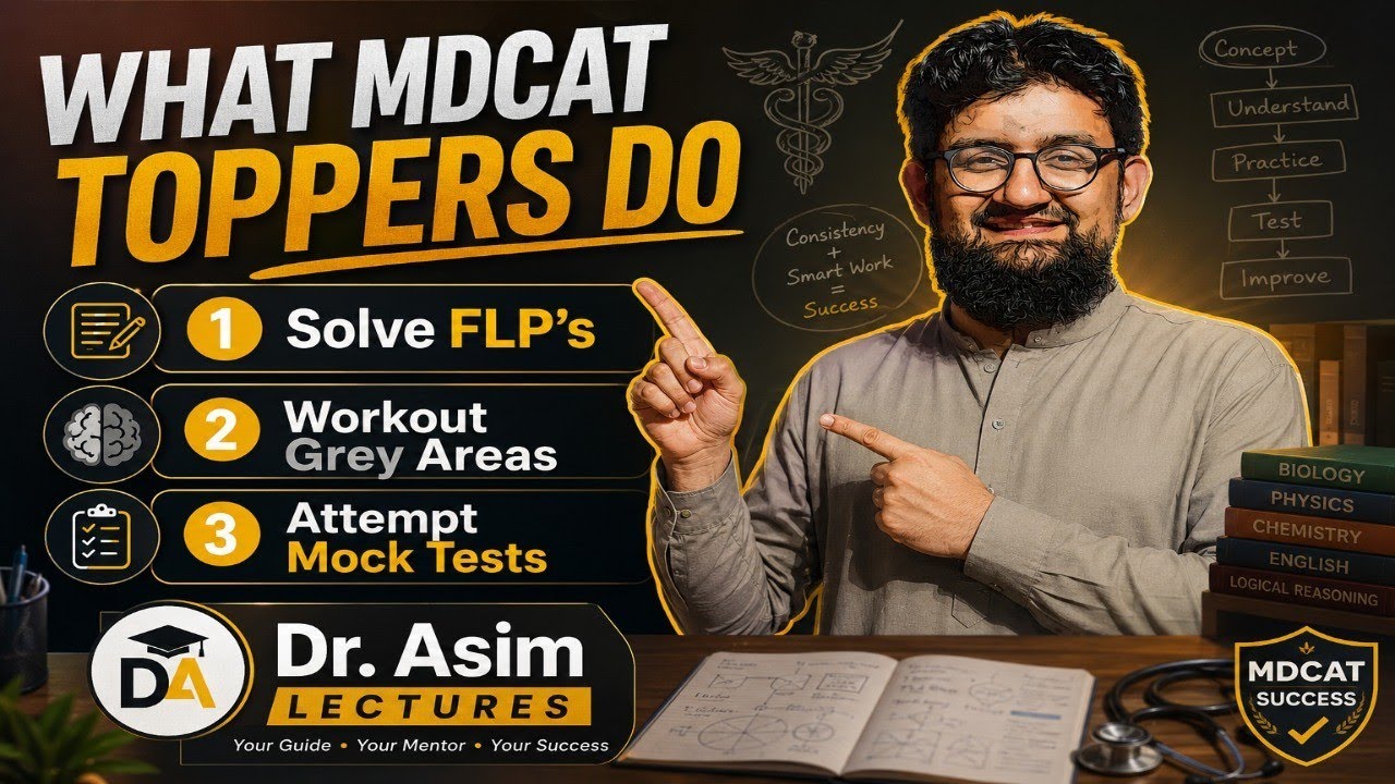 What MDCAT Toppers Do??