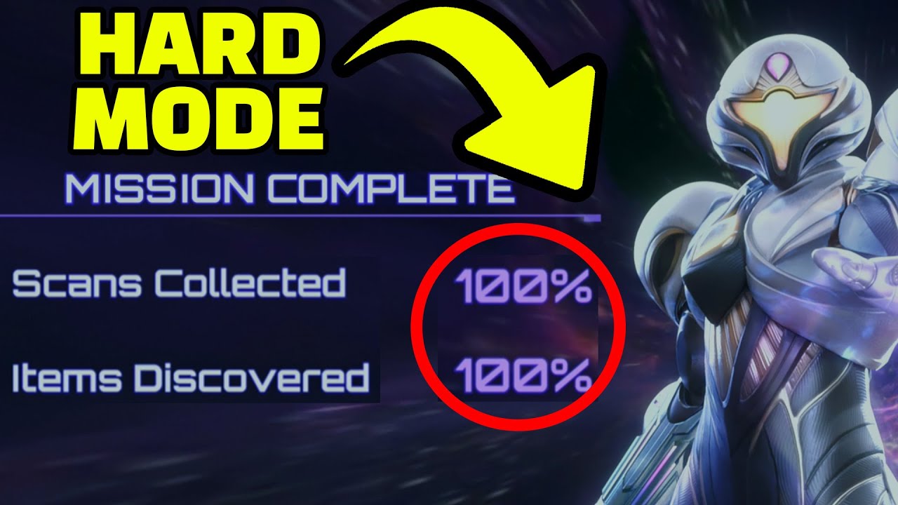 Что можно разблокировать на 100% уровне сложности HARD MODE в Metroid Prime 4: Beyond?