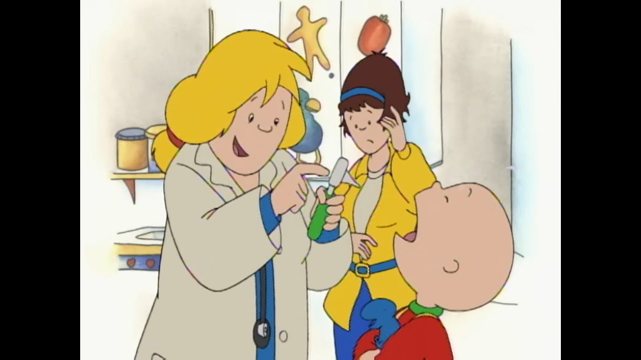 Caillou meglátogatja az orvost | Rajzfilmek gyerekeknek | Caillou Magyarul