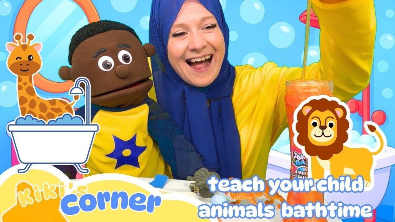 ⭐️Learn Animals words for babies and toddlers #learning #islam #kidslearning 