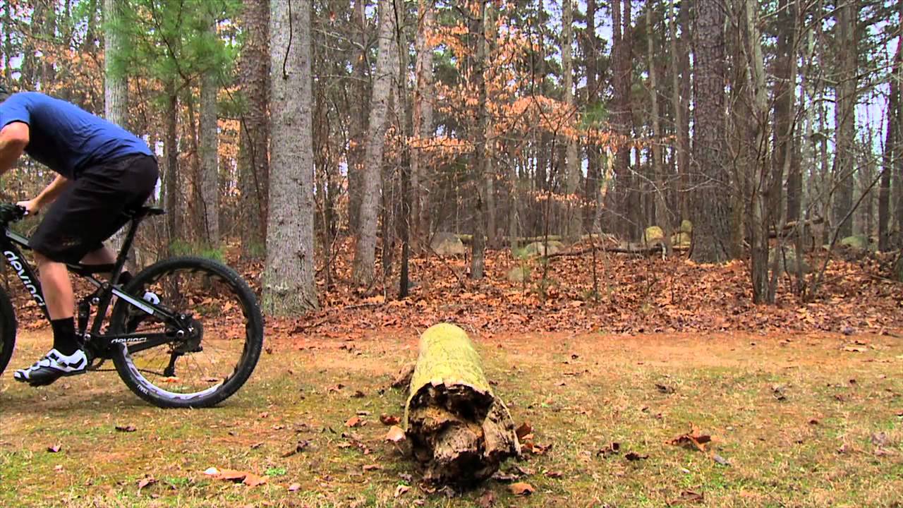 How to Jump a Log on a Mountain Bike