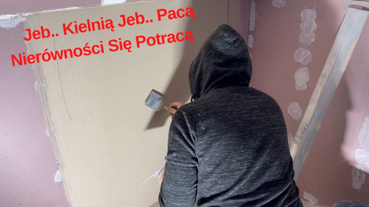 Koniec Szpachlowania Połączeń G/K Adaptacja Poddasza (End of Puttying G/K connections)