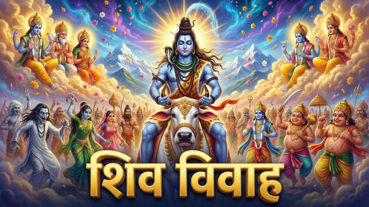 जब भूत-प्रेत नाचे भोले की शादी में 💀 Shiv Vivah Full Story Song | Mangalam Bhagavan Shambhu