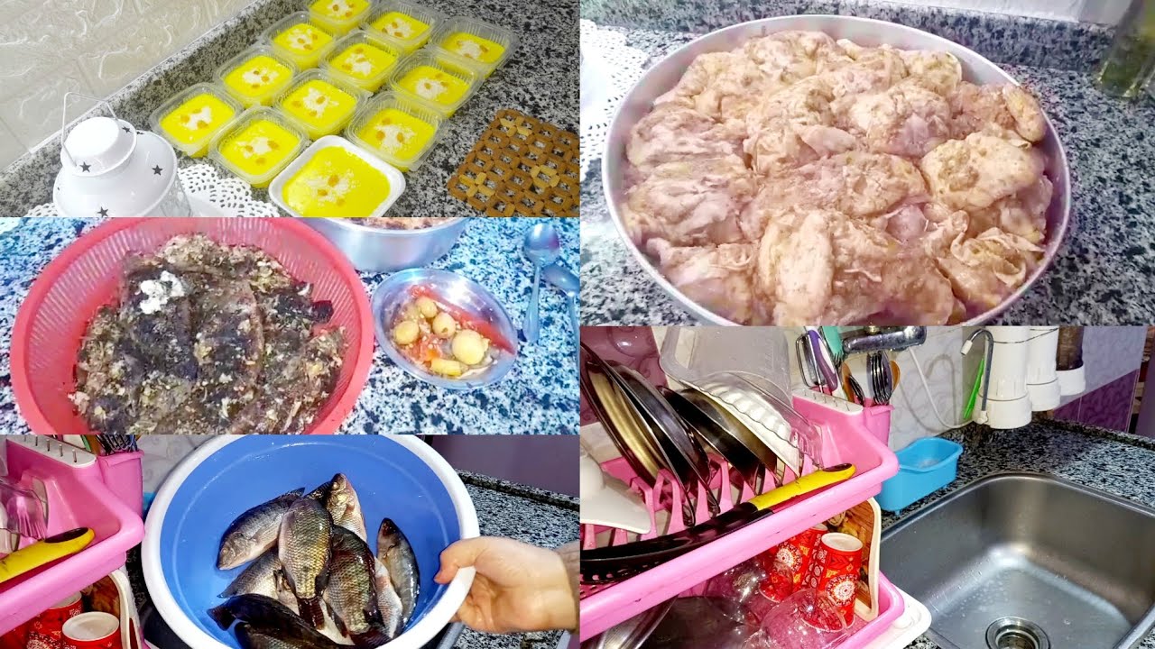 اول روتين ليا معاكم في رمضان تجهيزات للعزومه روتين الست المصريه البسيطه