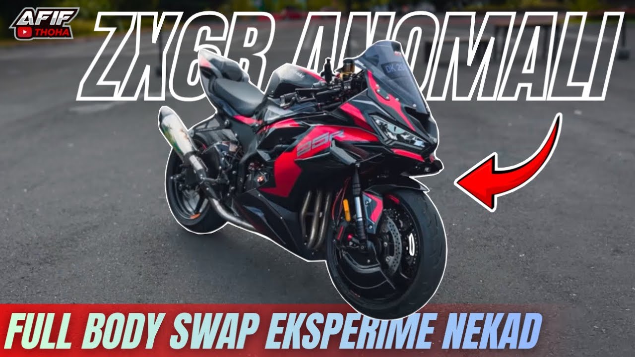 ZX25R RASA ZX6R?! FULL BODY SWAP, ANOMALI ABIS‼️Eksperimen nekad🔥ZX25R Pakai Baju ZX6R #afifthoha