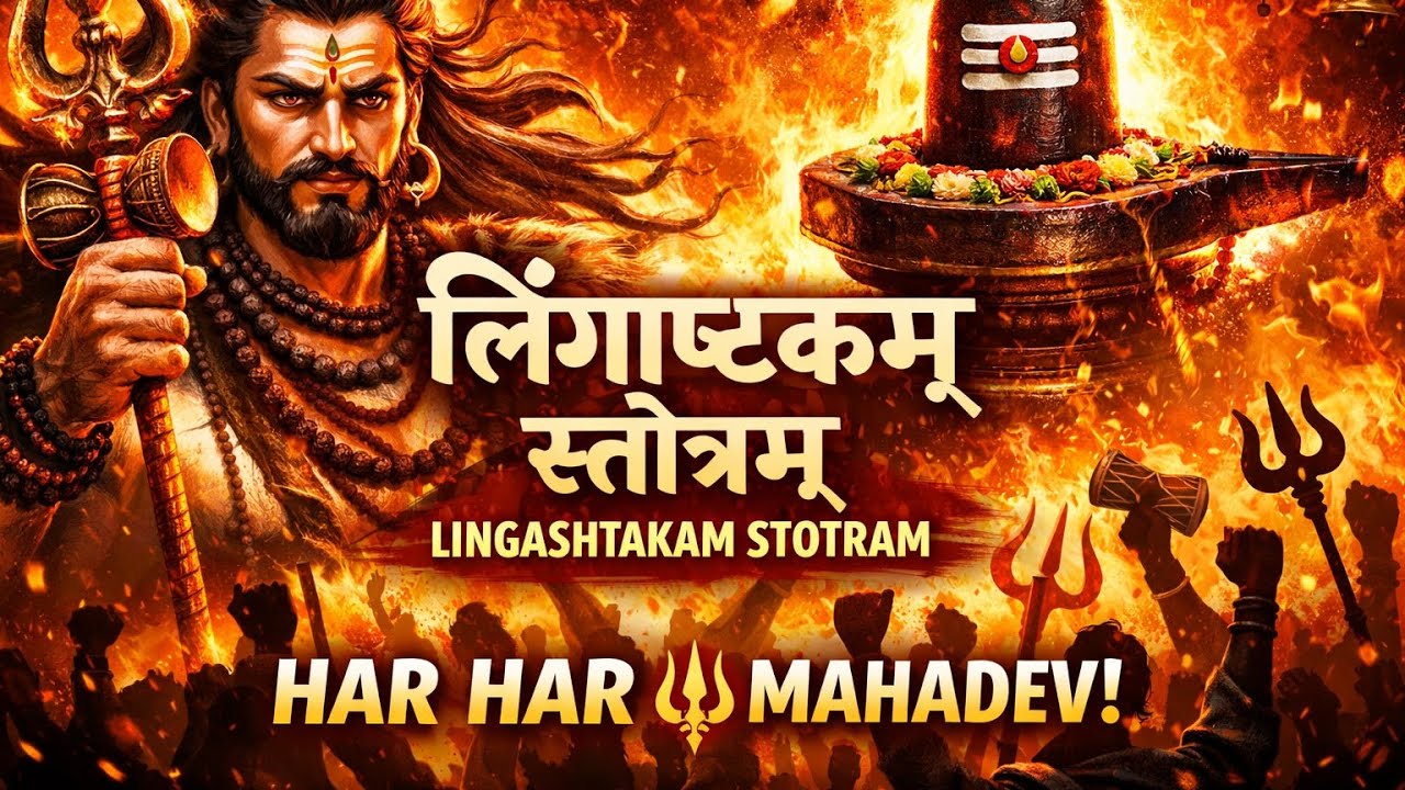 Most Powerful Lingashtakam Stotram | Har Har Mahadev | Lord Shiva Devotional Song