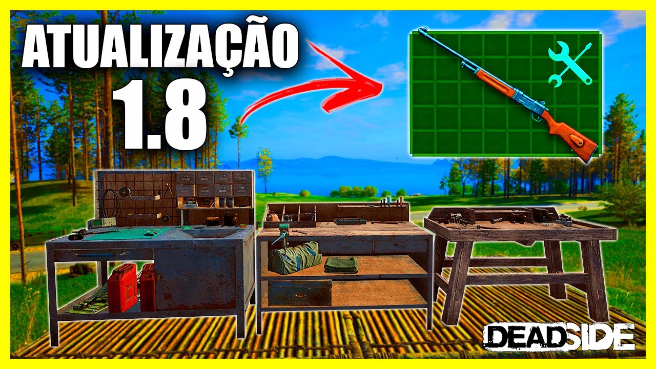 NOVAS MIRAS, NOVO SISTEMA DE REPARO E NOVOS SILENCIADORES - ATUALIZA&Ccedil;&Atilde;O 1.8 DO DEADSIDE