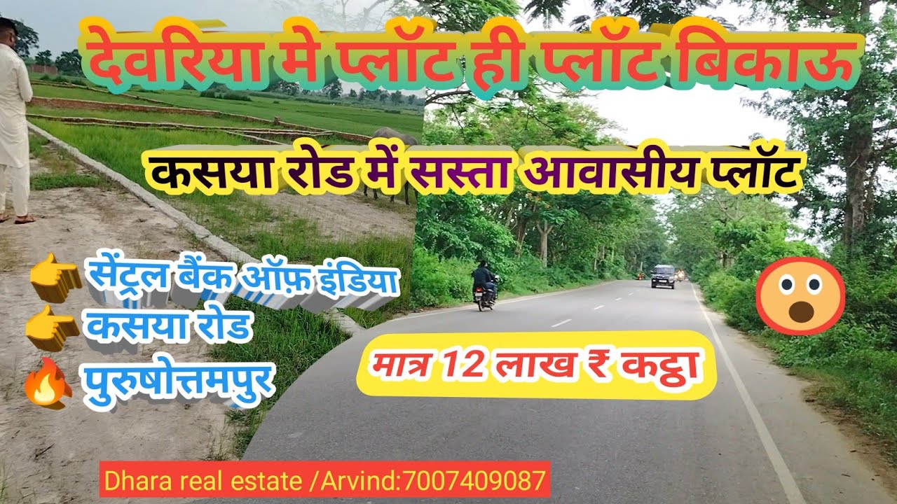 Deoria me plot hi plot bikau | plot for sale in deoria | deoria property