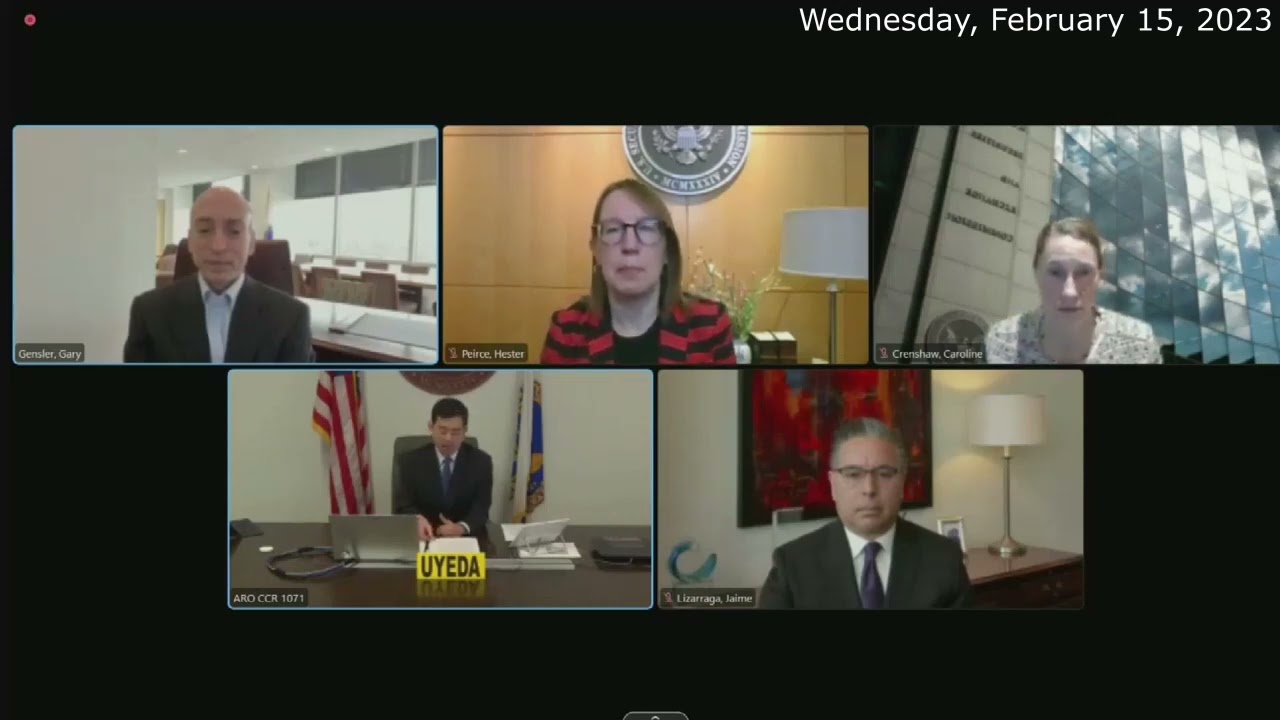 Mark Uyeda | SEC Commissioner | On Shortening Settlement Time Amendments | SEC Vote Wed Feb 15, 2023