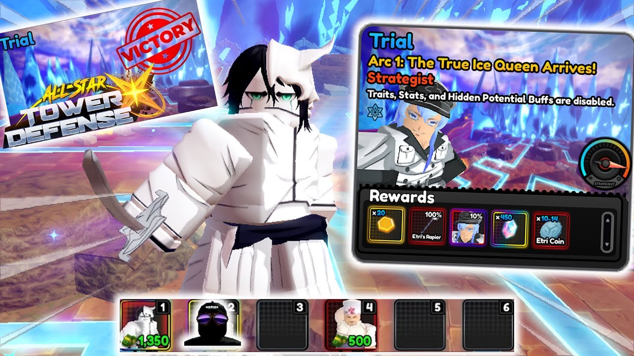 3 UNITS! Trial 1 STRATEGIST feat. Ulquiorra | Solo Gameplay | ASTD X Roblox