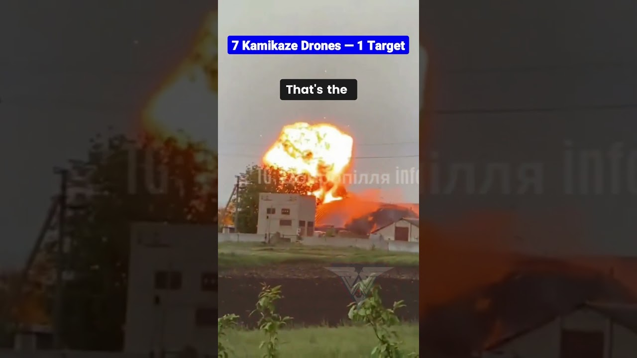 Geran-2 Kamikaze Drone Swarm Over Ukraine!